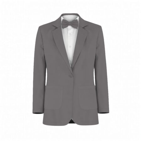 Black Satin Suit and Tuxedo – Exact Color Match for Revelry Bridesmaid Dresses