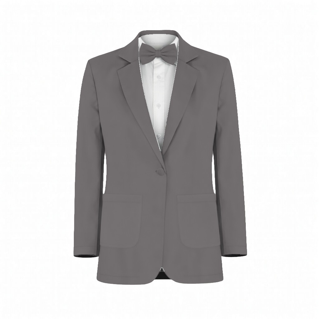 Black Satin Suit and Tuxedo – Exact Color Match for Revelry Bridesmaid Dresses - Image 2