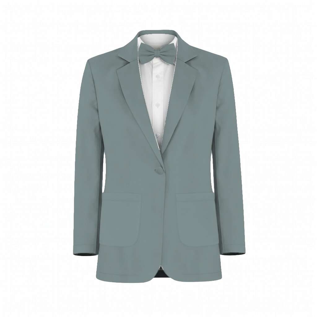 Classic Emerald Satin Suit and Tuxedo – Exact Color Match for Revelry Bridesmaid Dresses - Image 2