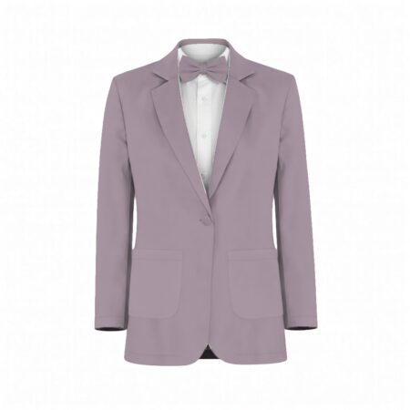Dusty Plum Satin Suit and Tuxedo – Exact Color Match for Revelry Bridesmaid Dresses