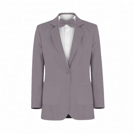 Eggplant Satin Suit and Tuxedo – Exact Color Match for Revelry Bridesmaid Dresses