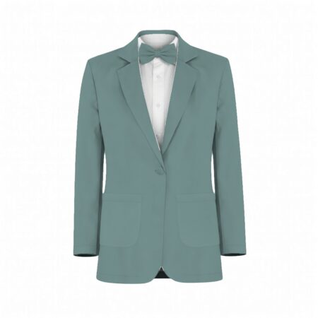Classic Emerald Bouquet Satin Floral Print Suit and Tuxedo – Exact Color Match for Revelry Bridesmaid Dresses