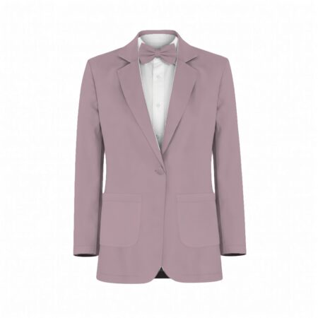 Lilac Bouquet Satin Floral Print Suit and Tuxedo – Exact Color Match for Revelry Bridesmaid Dresses