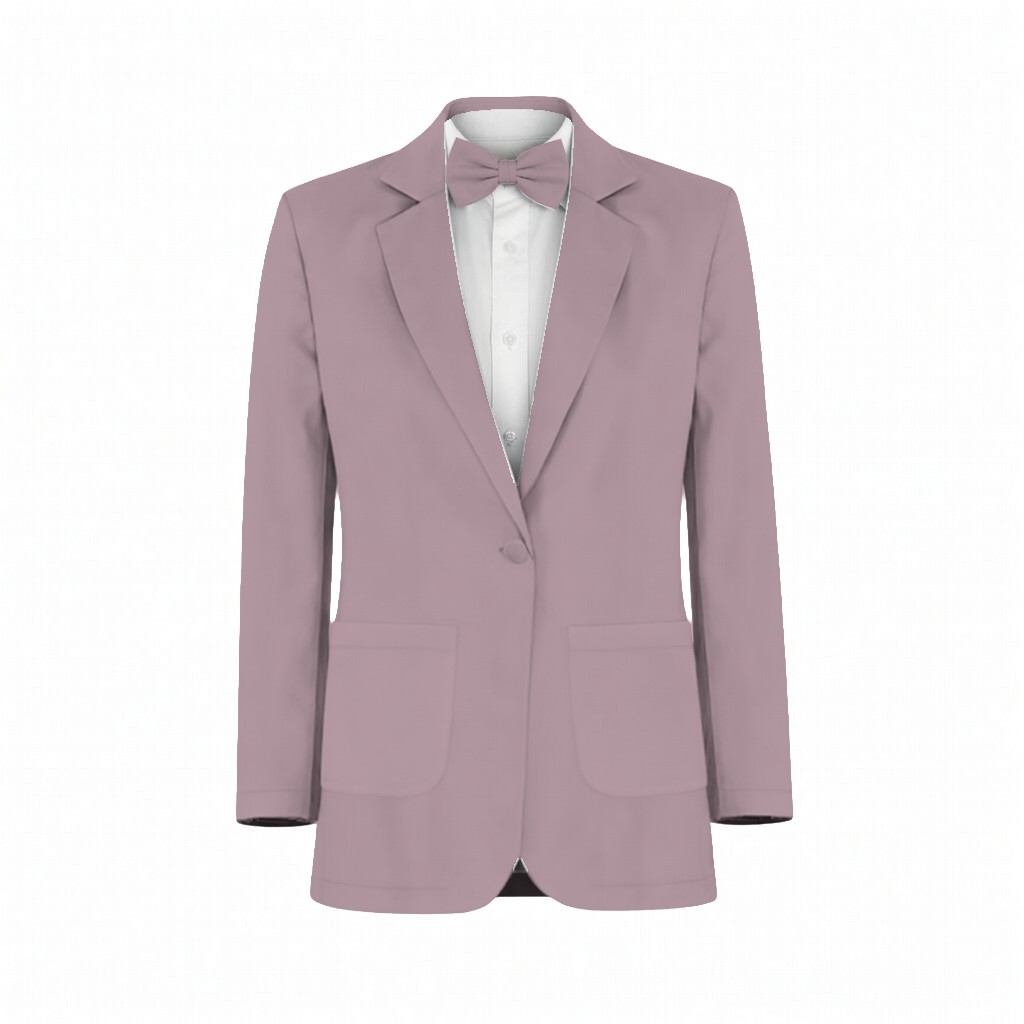 Lilac Bouquet Satin Floral Print Suit and Tuxedo – Exact Color Match for Revelry Bridesmaid Dresses - Image 2