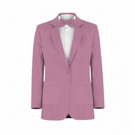 Fuchsia Satin Suit and Tuxedo – Exact Color Match for Revelry Bridesmaid Dresses