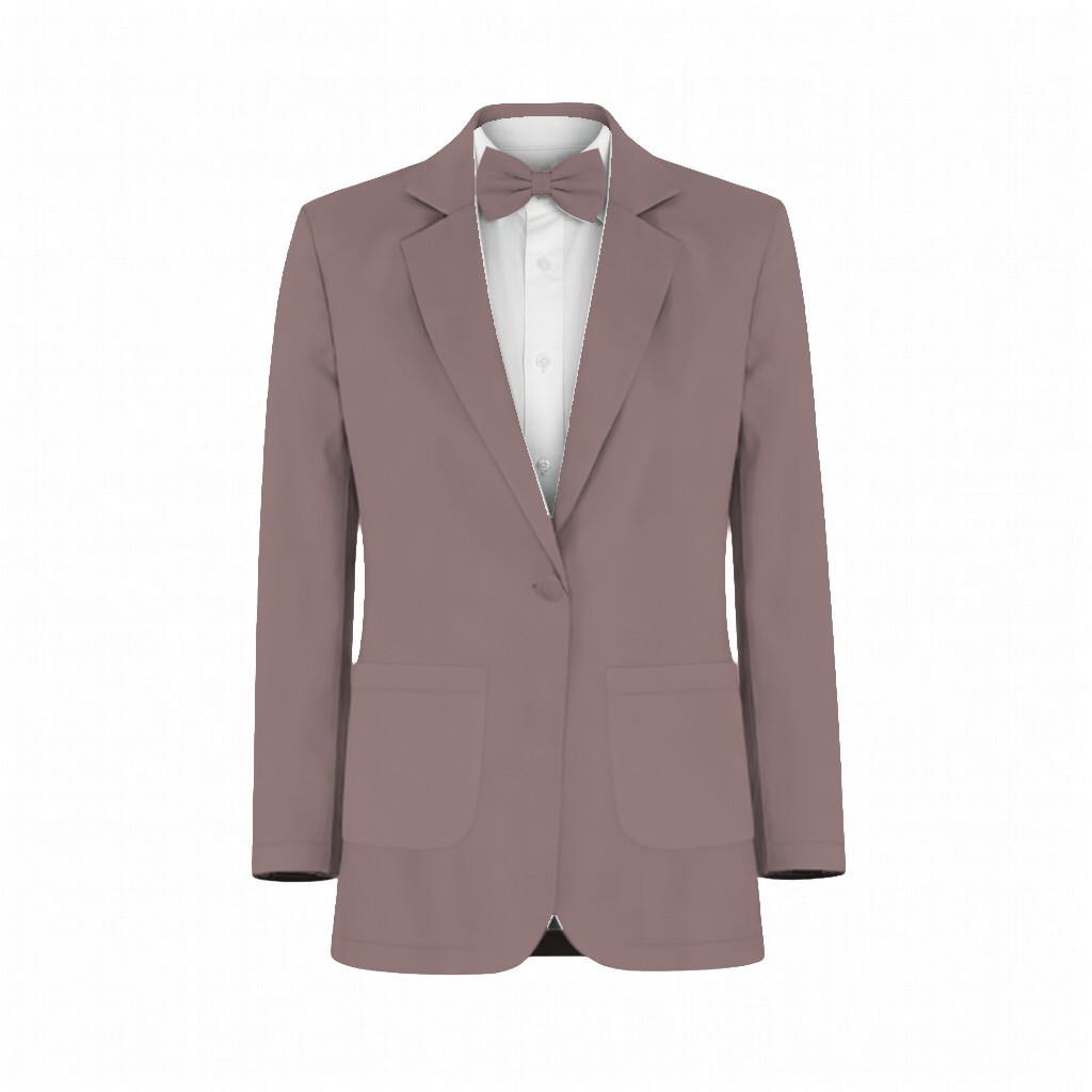 Mahogany Satin Suit and Tuxedo – Exact Color Match for Revelry Bridesmaid Dresses - Image 2