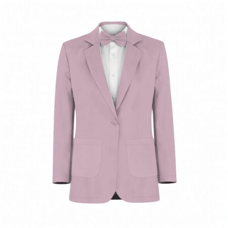 Mauve Pink Satin Suit and Tuxedo – Exact Color Match for Revelry Bridesmaid Dresses