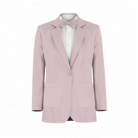 Perfect Pink Satin Suit and Tuxedo – Exact Color Match for Revelry Bridesmaid Dresses