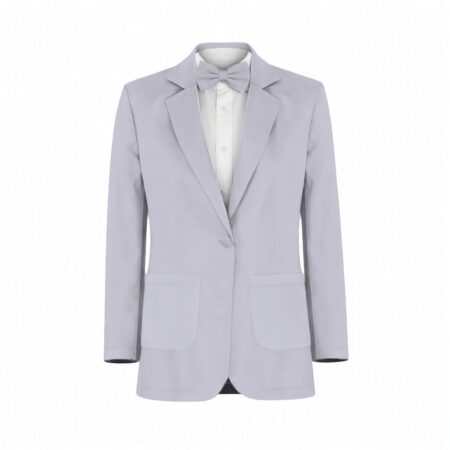 Periwinkle Satin Suit and Tuxedo – Exact Color Match for Revelry Bridesmaid Dresses