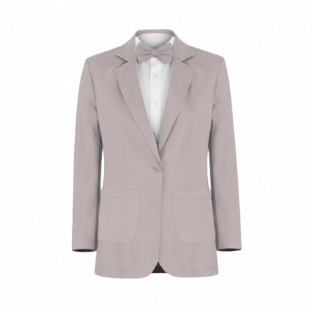Taupe Satin Suit and Tuxedo – Exact Color Match for Revelry Bridesmaid Dresses