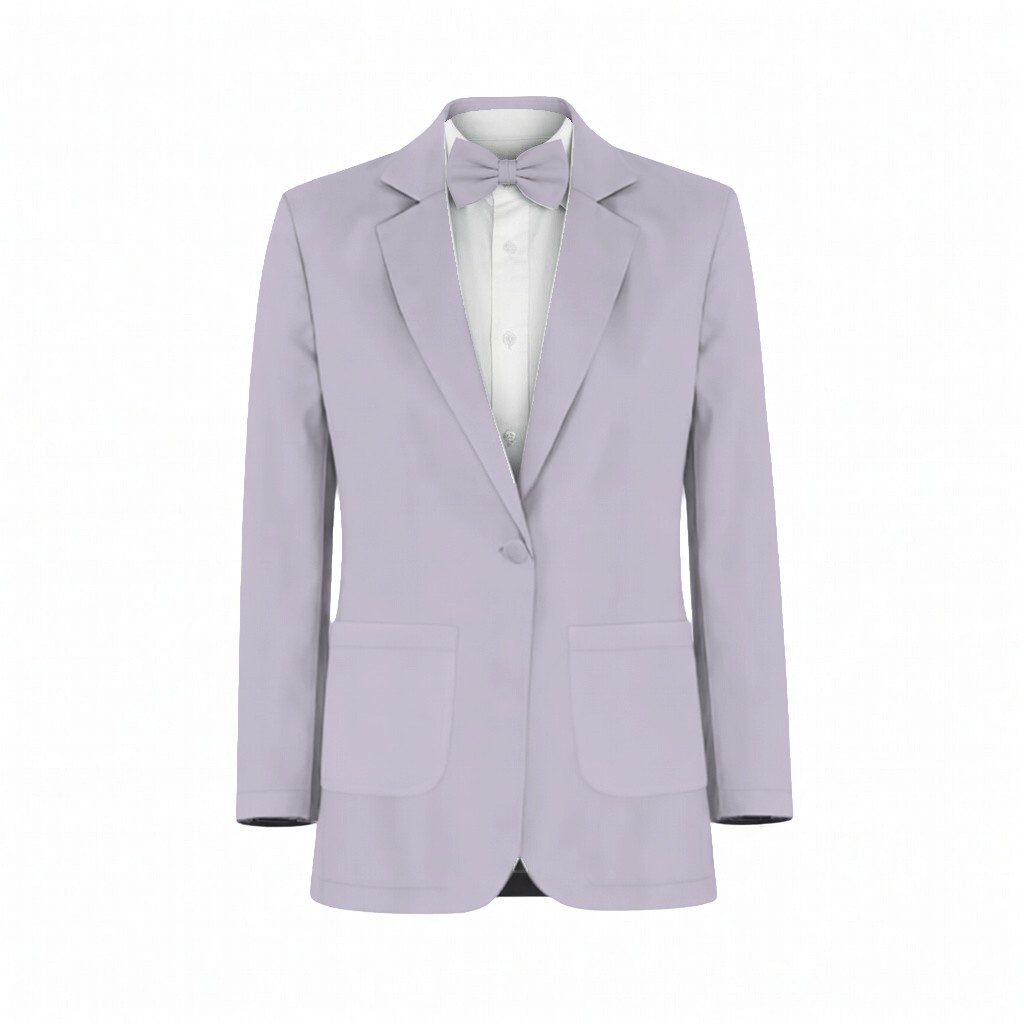 Light Lavender Tulle Suit and Tuxedo – Exact Color Match for Revelry Bridesmaid Dresses - Image 2