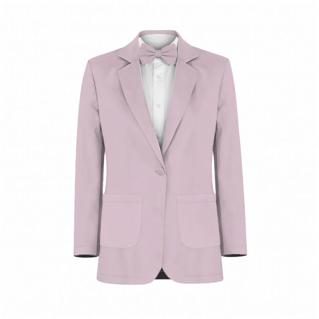 Rose Petal Tulle Suit and Tuxedo – Exact Color Match for Revelry Bridesmaid Dresses - Image 2
