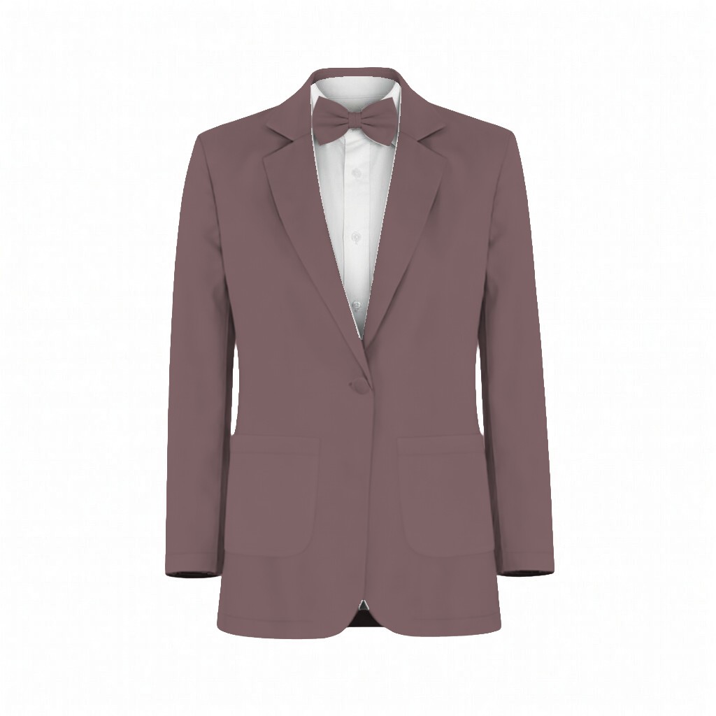 Burgundy Velvet Suit and Tuxedo – Exact Color Match for Revelry Bridesmaid Dresses - Image 2