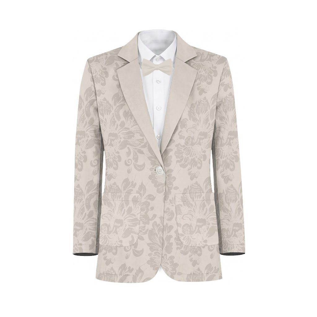 Cream Shrubbery Suit and Tuxedo – Exact Color Match for Saks Fifth Avenue Bridesmaid Dresses - Image 2
