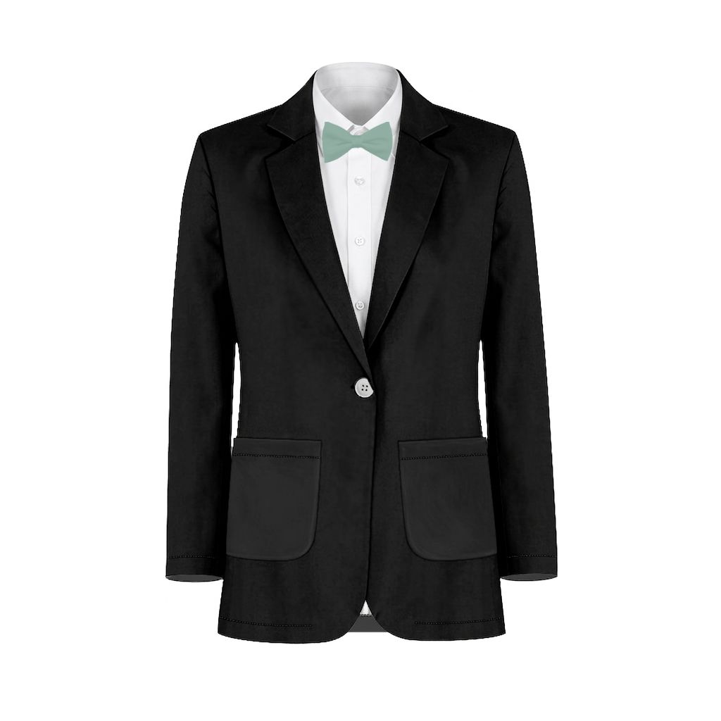 Misty Jade Black Suit and Tuxedo – Exact Color Match for Saks Fifth Avenue Bridesmaid Dresses - Image 2