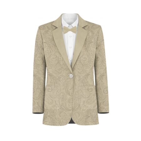 Oat Paisley Suit and Tuxedo – Exact Color Match for Saks Fifth Avenue Bridesmaid Dresses