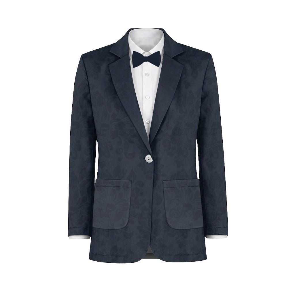 Midnight Navy Shrubbery Suit and Tuxedo – Exact Color Match for Show Me Your Mumu Bridesmaid Dresses - Image 2