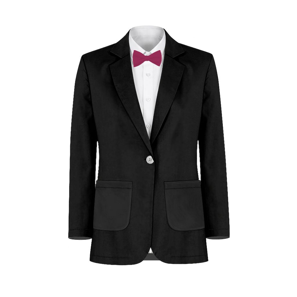 Rich Magenta Black Suit and Tuxedo – Exact Color Match for Show Me Your Mumu Bridesmaid Dresses - Image 2