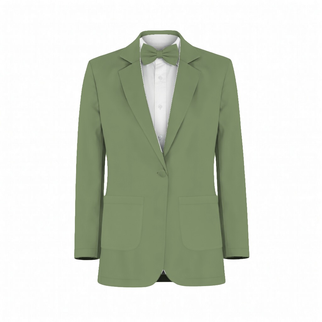 Celadon Charmeuse Suit and Tuxedo – Exact Color Match for Stacees Bridesmaid Dresses - Image 2
