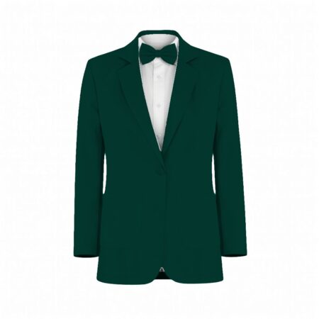 Dark Green Charmeuse Suit and Tuxedo – Exact Color Match for Stacees Bridesmaid Dresses