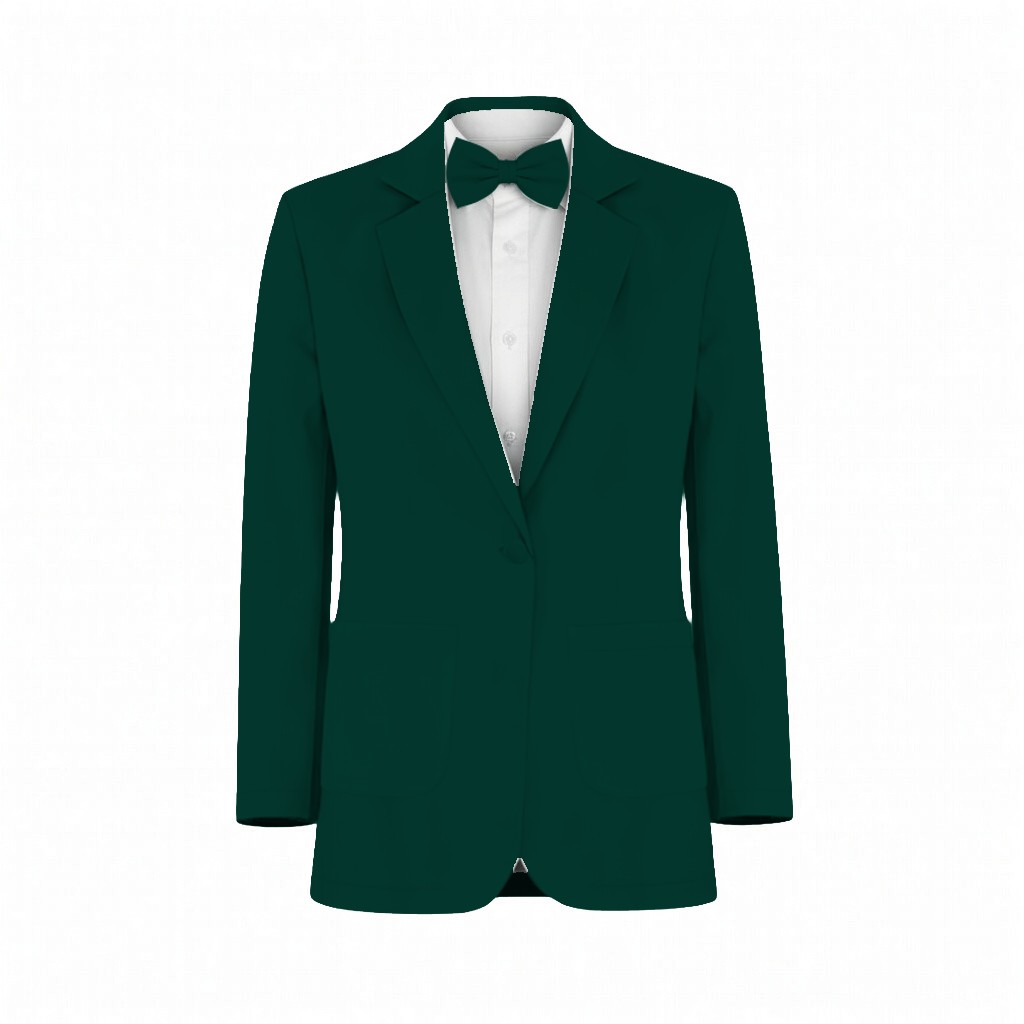 Dark Green Charmeuse Suit and Tuxedo – Exact Color Match for Stacees Bridesmaid Dresses - Image 2