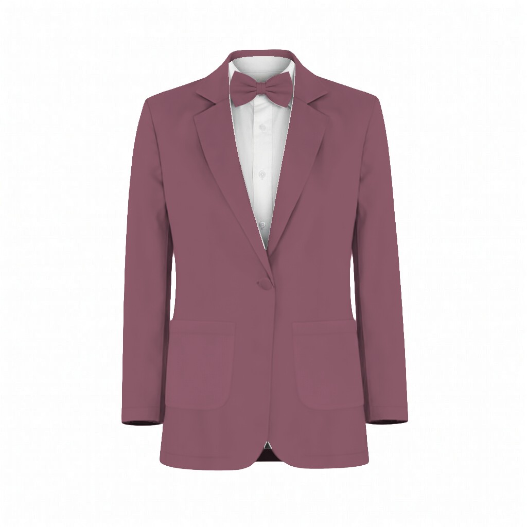 Desert Rose Charmeuse Suit and Tuxedo – Exact Color Match for Stacees Bridesmaid Dresses - Image 2