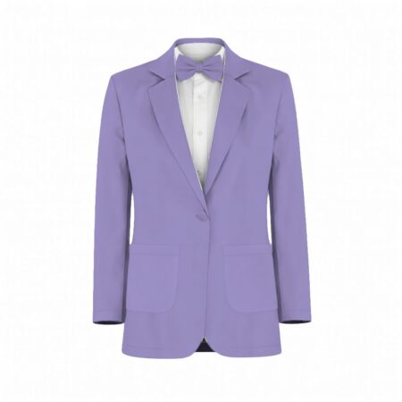 Violet Charmeuse Suit and Tuxedo – Exact Color Match for Stacees Bridesmaid Dresses