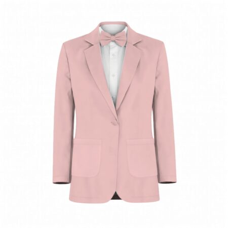 Blush Chiffon Suit and Tuxedo – Exact Color Match for Stacees Bridesmaid Dresses