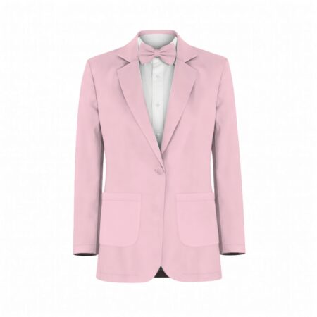 Blushing Pink Chiffon Suit and Tuxedo – Exact Color Match for Stacees Bridesmaid Dresses