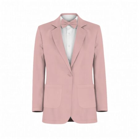 Dusty Rose Chiffon Suit and Tuxedo – Exact Color Match for Stacees Bridesmaid Dresses