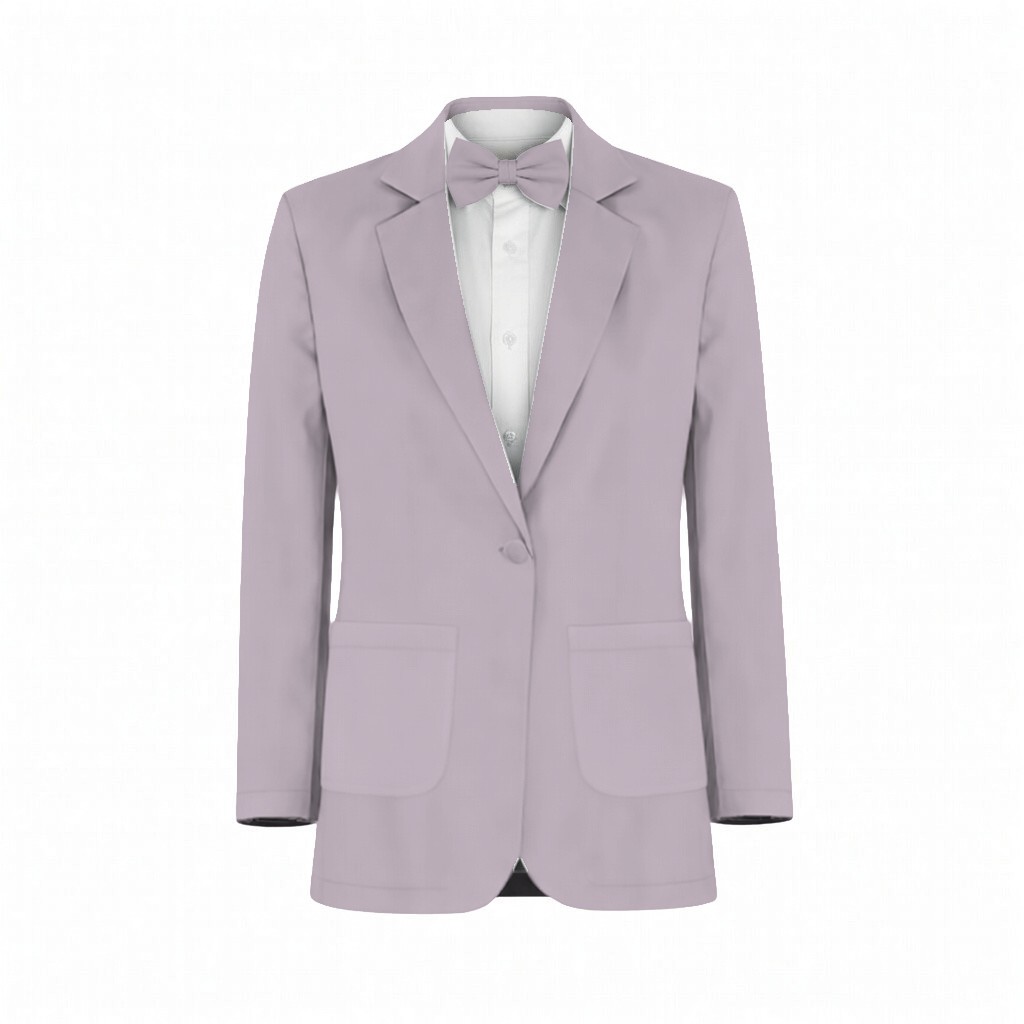 Dusk Chiffon Fabric Suit and Tuxedo – Exact Color Match for Stacees Bridesmaid Dresses - Image 2