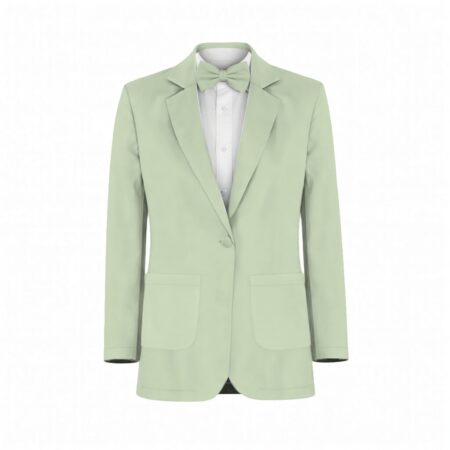 Dusty Sage Chiffon Fabric Suit and Tuxedo – Exact Color Match for Stacees Bridesmaid Dresses