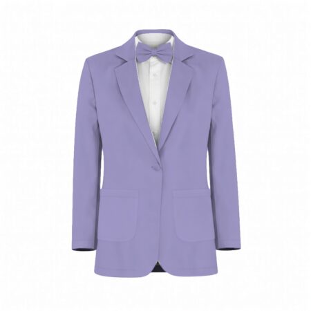 Violet Chiffon Fabric Suit and Tuxedo – Exact Color Match for Stacees Bridesmaid Dresses