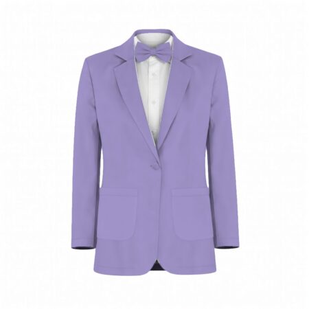Violet Chiffon Suit and Tuxedo – Exact Color Match for Stacees Bridesmaid Dresses