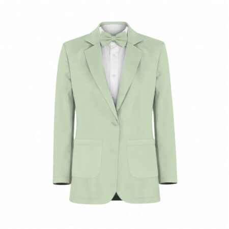 Dusty Sage Satin Suit and Tuxedo – Exact Color Match for Stacees Bridesmaid Dresses