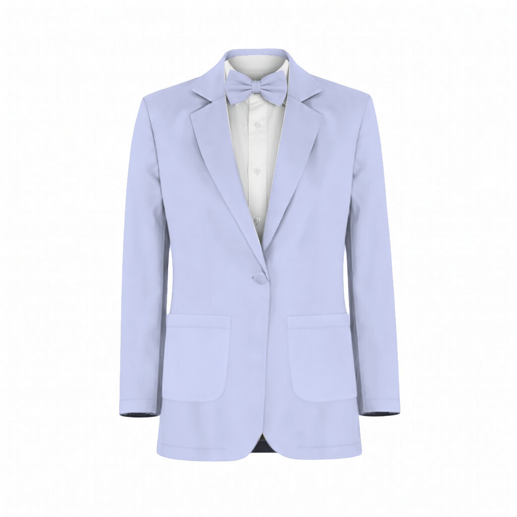 Lavender Satin Suit and Tuxedo – Exact Color Match for Stacees Bridesmaid Dresses - Image 2