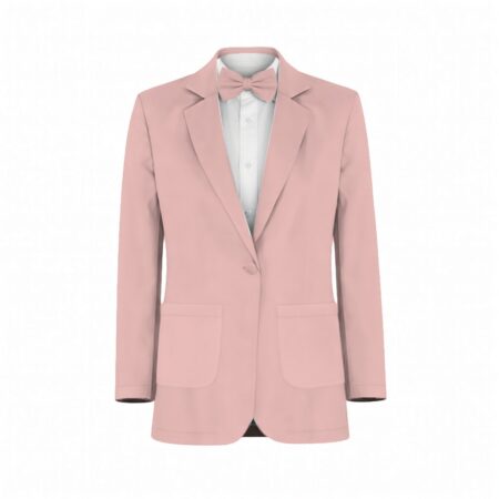 Blush Stretch Crepe Suit and Tuxedo – Exact Color Match for Stacees Bridesmaid Dresses
