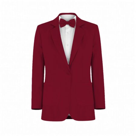 Burgundy Stretch Crepe Suit and Tuxedo – Exact Color Match for Stacees Bridesmaid Dresses