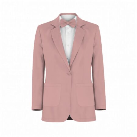 Dusty Rose Stretch Crepe Suit and Tuxedo – Exact Color Match for Stacees Bridesmaid Dresses