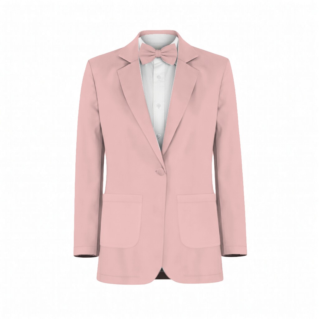 Blush Tulle Suit and Tuxedo – Exact Color Match for Stacees Bridesmaid Dresses - Image 2