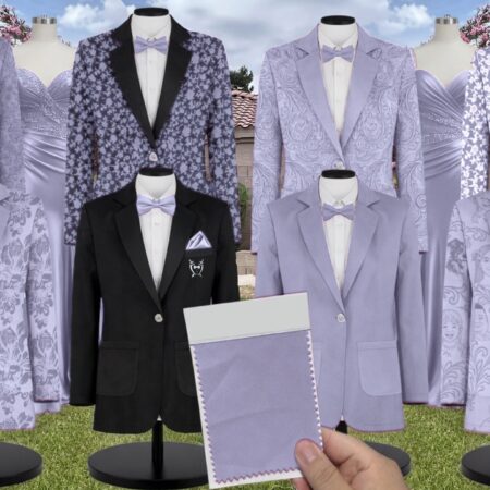 Bright Navy White Vines Suit and Tuxedo – Exact Color Match for Lulus Bridesmaid Dresses