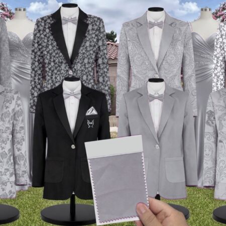 Ready To Ship Tulle Suit and Tuxedo – Exact Color Match for Revelry Bridesmaid Dresses