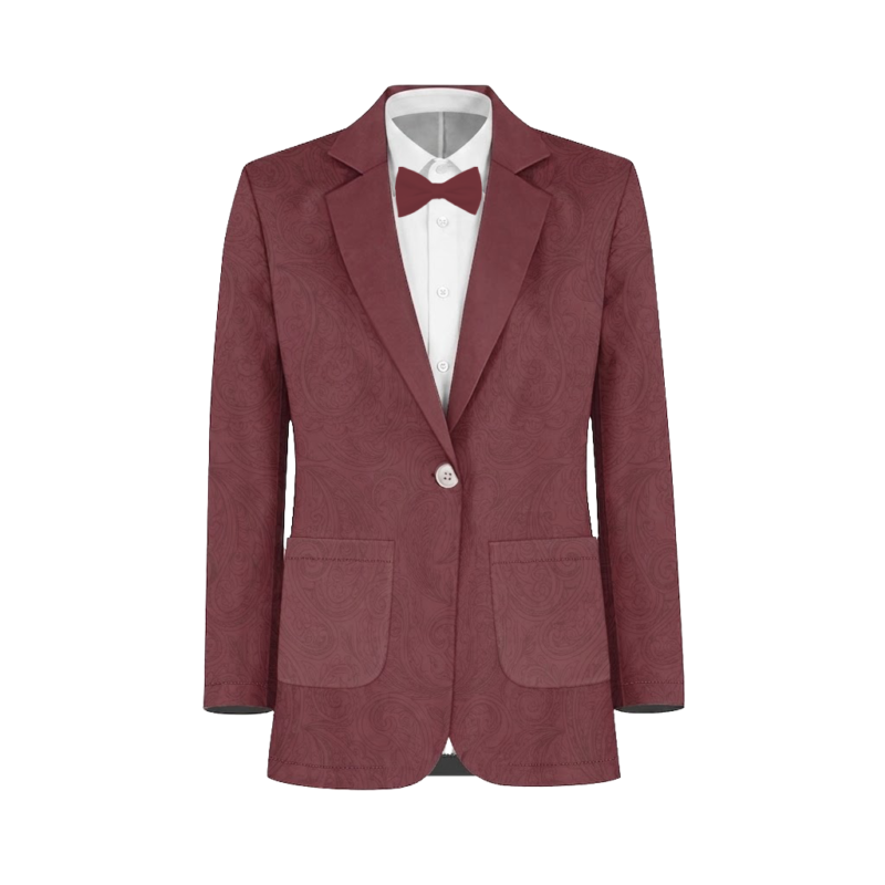 color matching suits and tuxedos of Revelry bridesmaid dresses