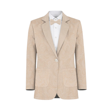 light tan paisley tux rental by suitux