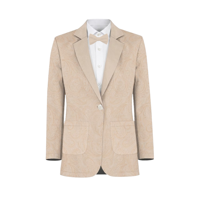 light tan paisley tux rental by suitux